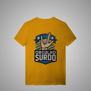 Nome do produto Camiseta Unissex Orgulho Surdo