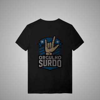 Nome do produto Camiseta Unissex Orgulho Surdo