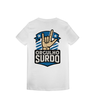 Nome do produto Camiseta Feminina Orgulho Surdo