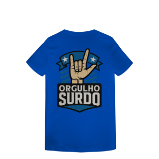 Nome do produto Camiseta Feminina Orgulho Surdo