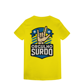 Nome do produto Camiseta Feminina Orgulho Surdo