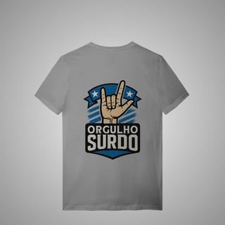 Nome do produto Camiseta Unissex Orgulho Surdo