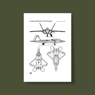 Nome do produtoPoster F-22 Raptor - Supremacia Aérea