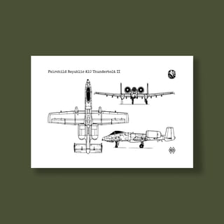 Nome do produtoPoster Fairchild Republic A10 Thunderbolt II -  Canhão voador
