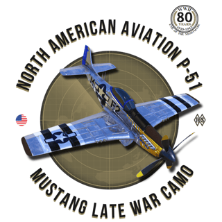 Nome do produto Camiseta P-51 Mustang