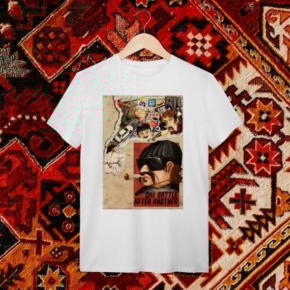 Camiseta Uma batalha após a outra