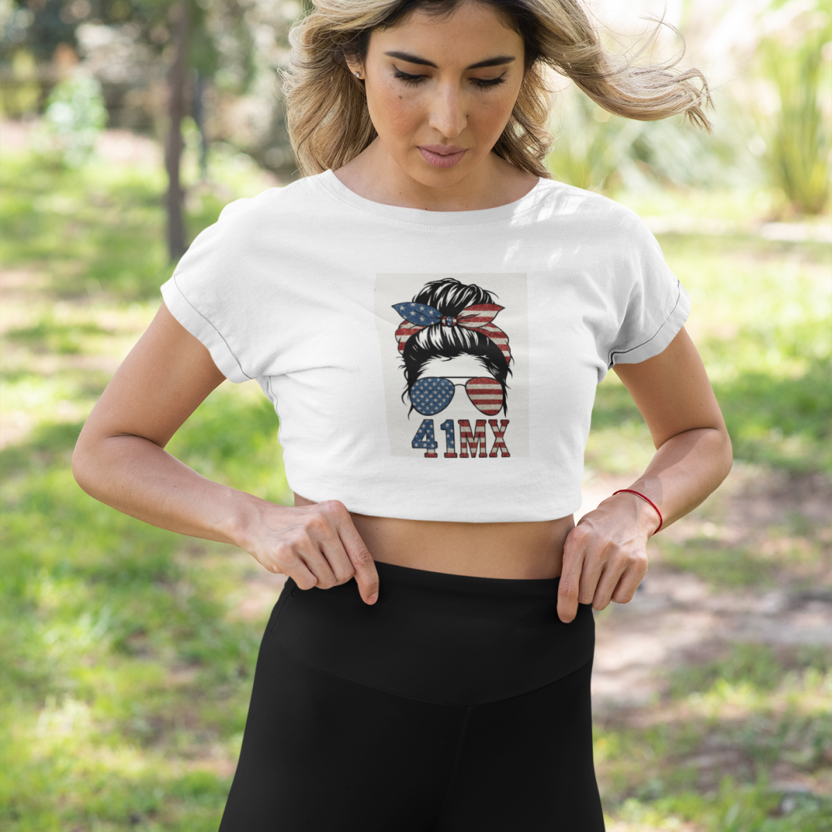 Camiseta Cropped 41MX Feminina- Estampada Algodão Premium Estilo esportiva e casual 00032