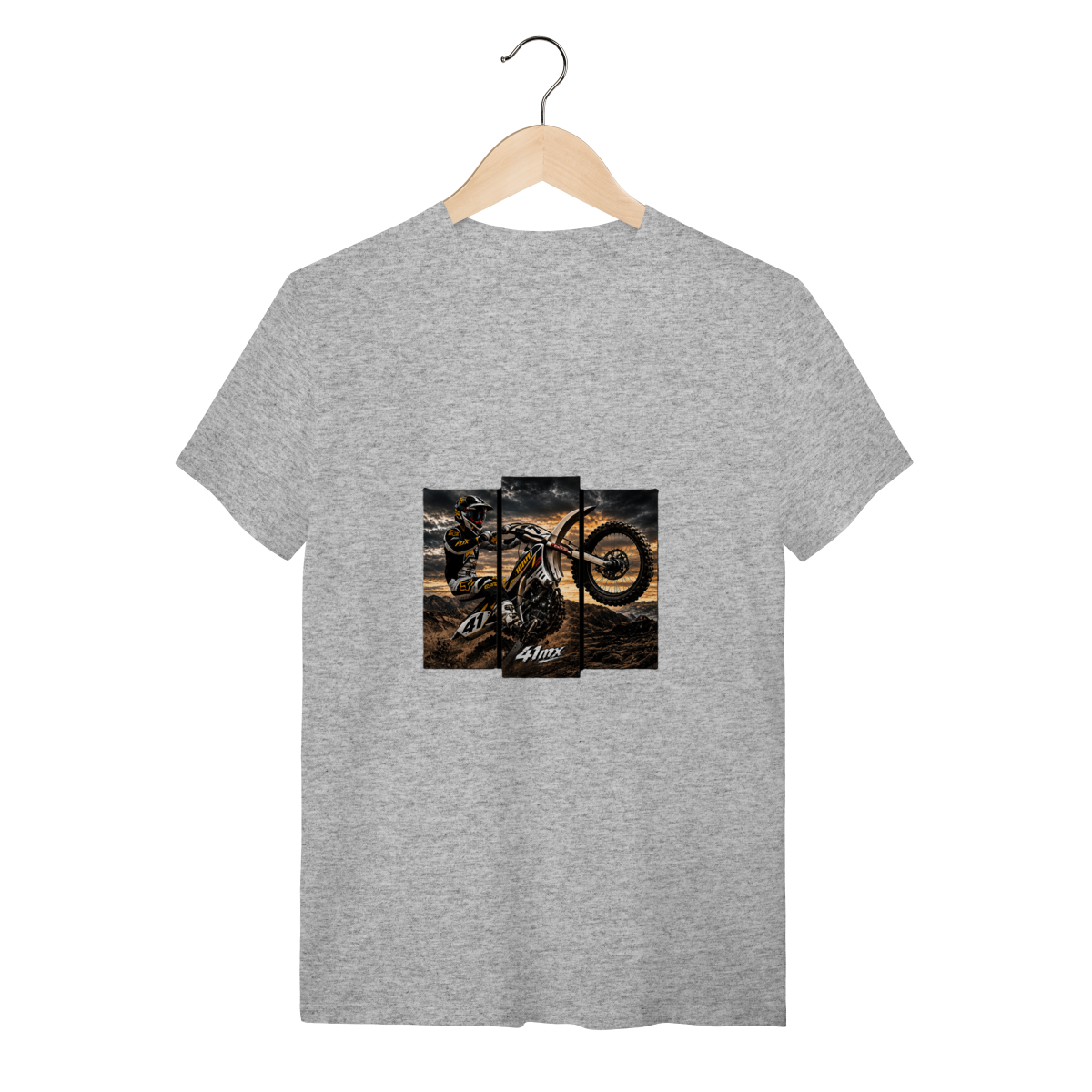 Camiseta Quality 41MX UNISSEX- Estampada  Algodão Premium Estilo Motocross - 00002