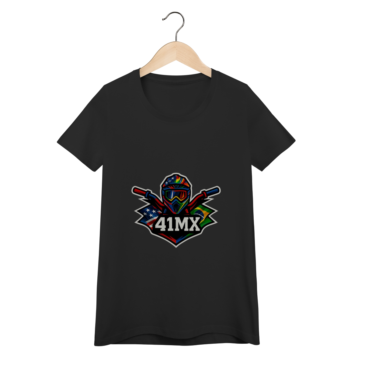 Camiseta Baby Look 41MX - Estampada Algodão Premium Estilo Motocross 00026