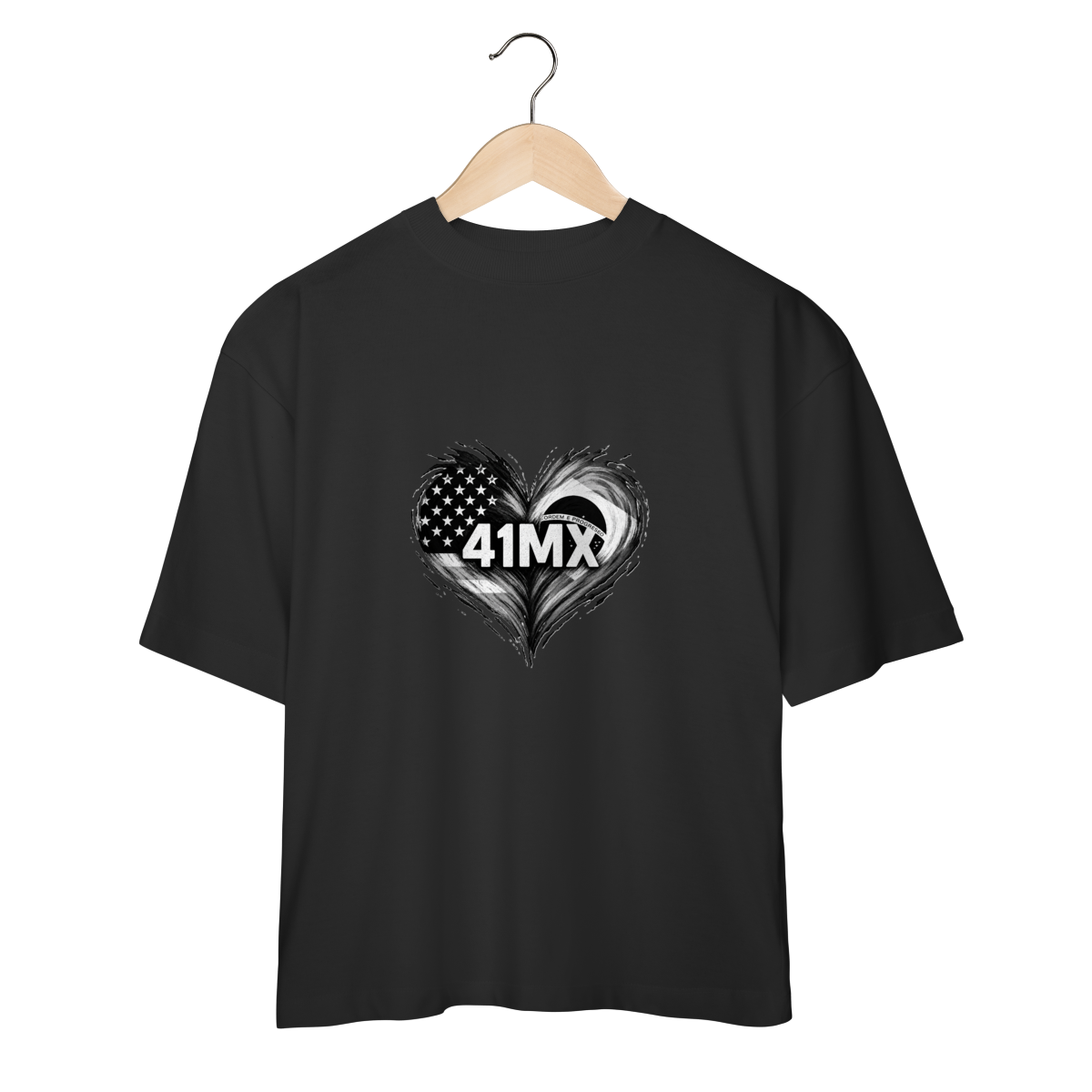 CAMISETA OVERSIZED 41MX UNISSEX Estampada  Algodão Premium Estilo Motocross - 00060