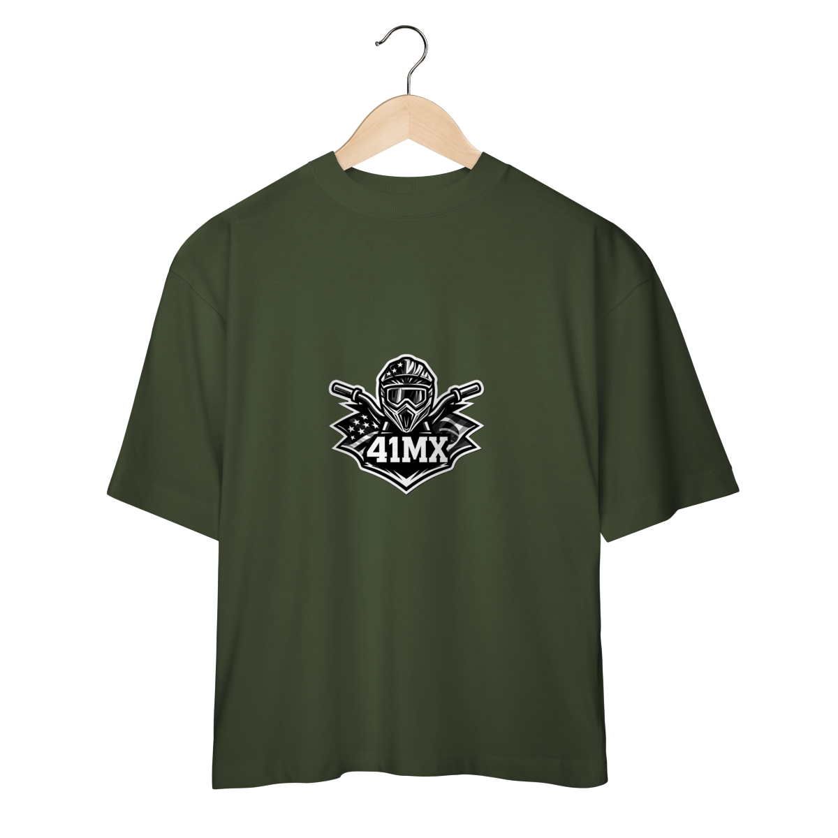 CAMISETA OVERSIZED 41MX UNISSEX Estampada  Algodão Premium Estilo Motocross - 00062