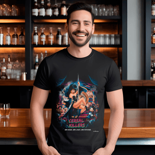 Camiseta Cereal Killers - Elvira, a Rainha do Pole