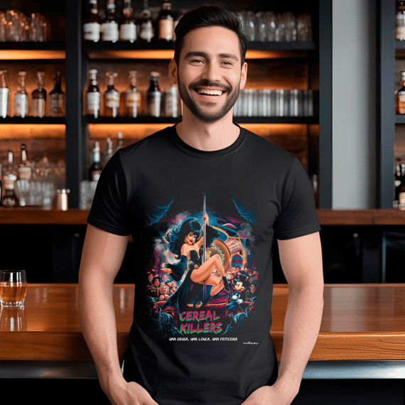 Camiseta Cereal Killers - Elvira, a Rainha do Pole