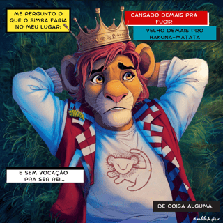 Nome do produto Camiseta “Ciclo da Vida” – O Rei Leão