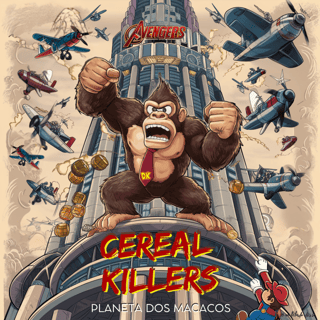 Nome do produto Camiseta Cereal Killers – Planeta dos Macacos