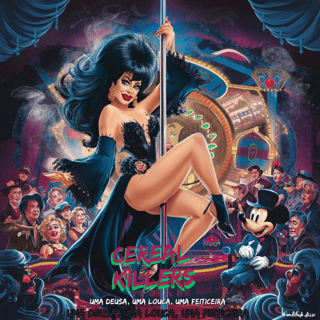 Nome do produto Camiseta Cereal Killers - Elvira, a Rainha do Pole