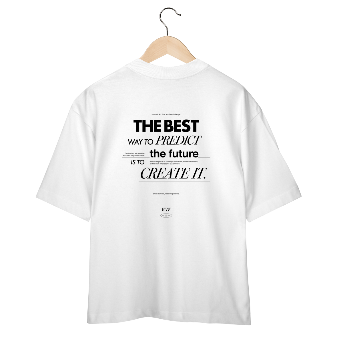 Nome do produto: T-Shirt Oversized - Predict