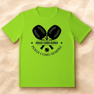 Nome do produto Joguei como nunca - Beach Tennis