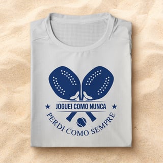 Nome do produto Joguei como nunca - Beach Tennis