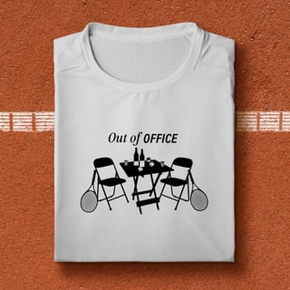 Nome do produto Out Of Office - Tennis