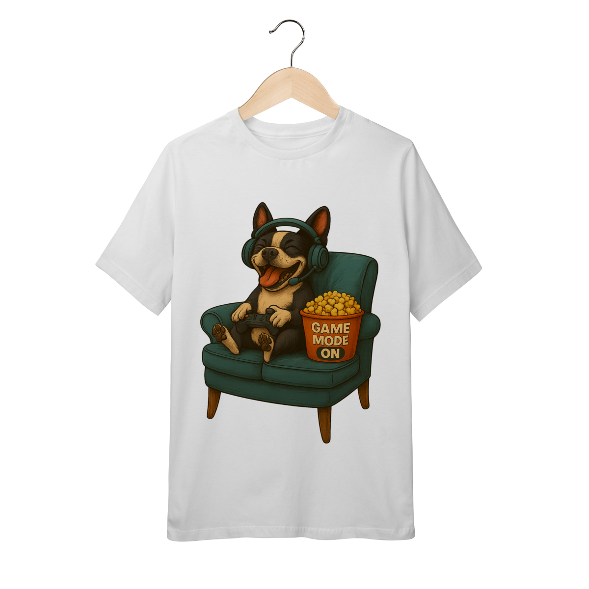 Nome do produto: Camiseta Infantil Gamer 4Patas - 10 a 14 anos