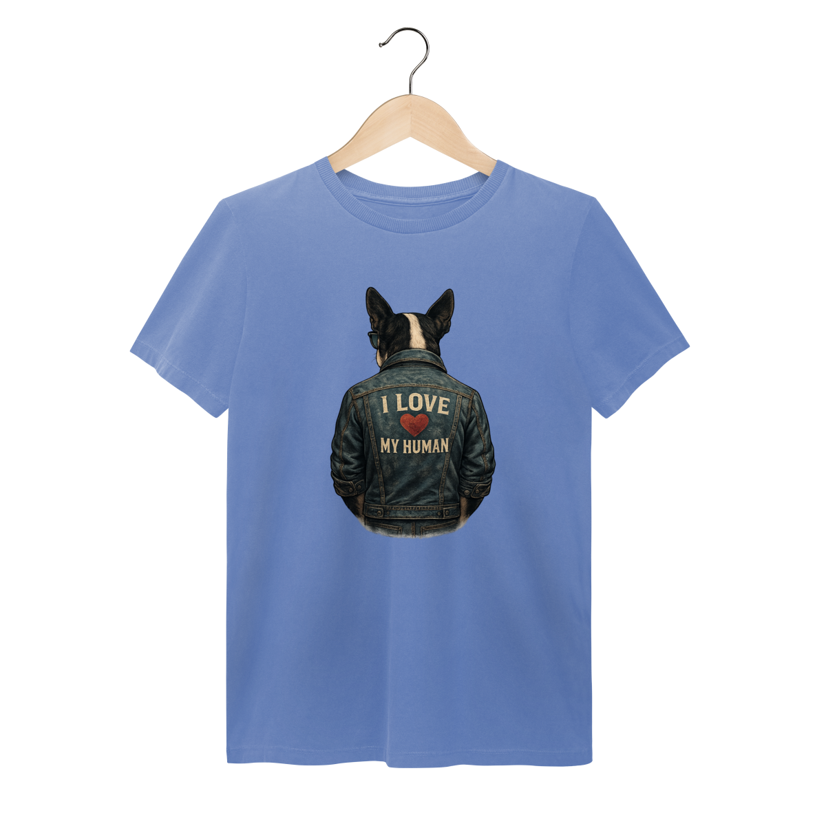 Camiseta Estonada Unissex - I love my Human