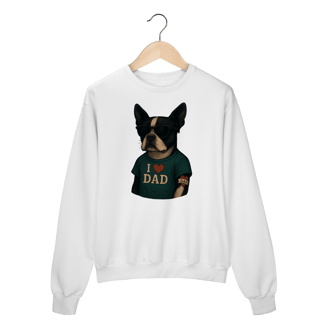Nome do produto Moletom Prime Fechado - I love DAD