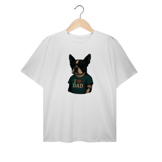 Camiseta Plus Size - I love DAD