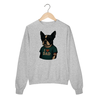 Nome do produto Moletom Prime Fechado - I love DAD