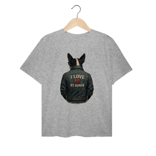 Nome do produto Camiseta Plus Size - I love my Human