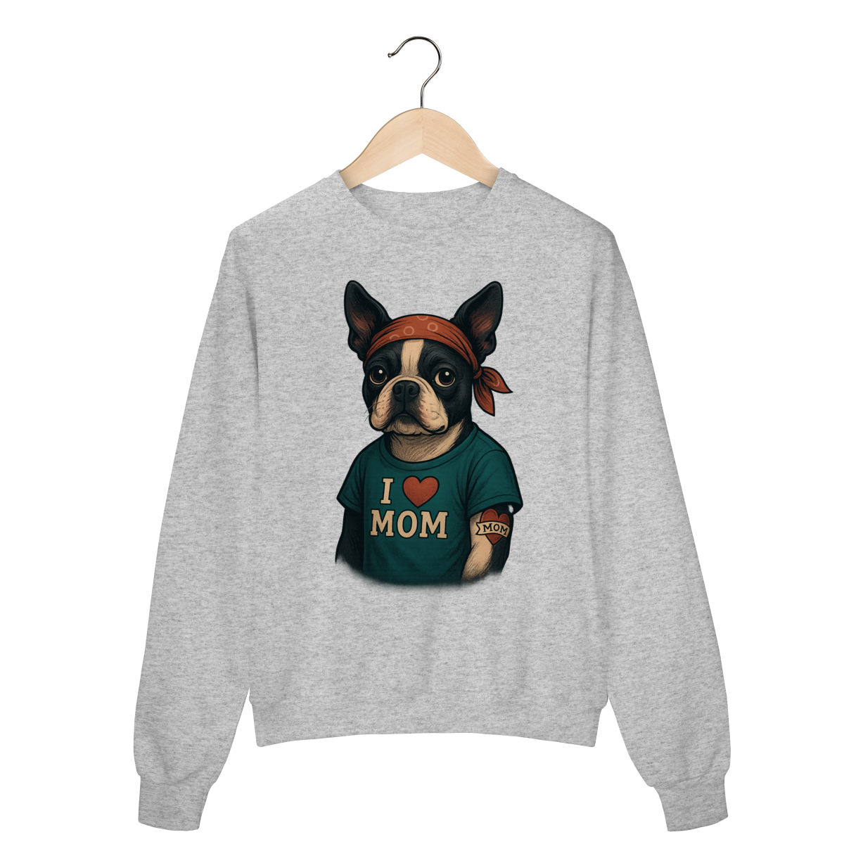 Moletom Prime Fechado - Mamãe, Seu Amor é Minha Tatuagem