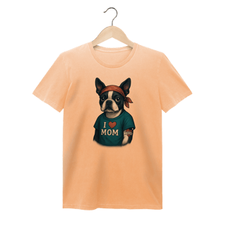 Nome do produto Camiseta Baby Long Estonada Feminina - Mamãe, Seu Amor é Minha Tatuagem