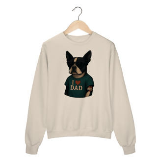 Nome do produto Moletom Prime Fechado - I love DAD
