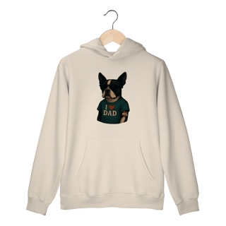 Nome do produto Moletom Canguru - I love DAD