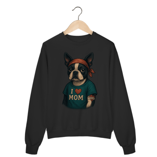Nome do produto Moletom Prime Fechado - Mamãe, Seu Amor é Minha Tatuagem