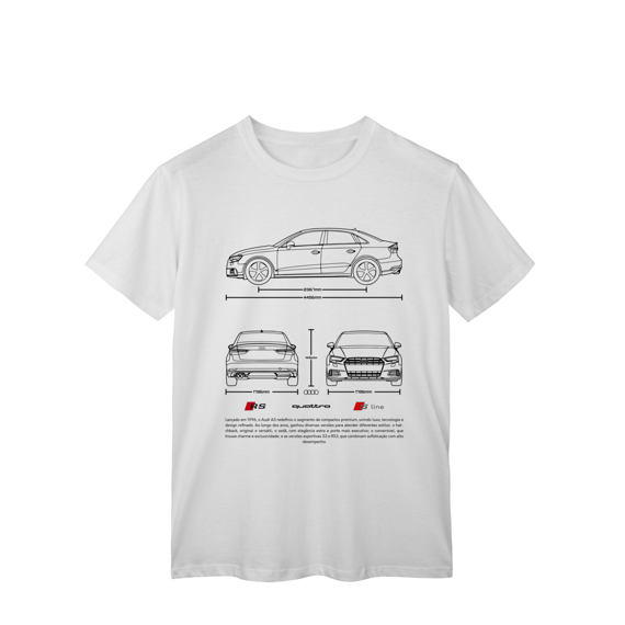 Camiseta Automotiva - Audi A3