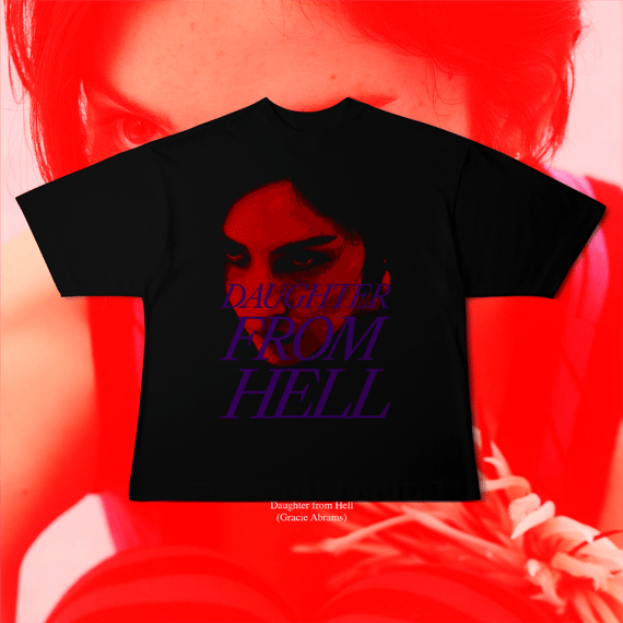 Camiseta Oversized Daughter From Hell