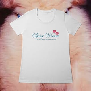 Baby Tee Busy Woman