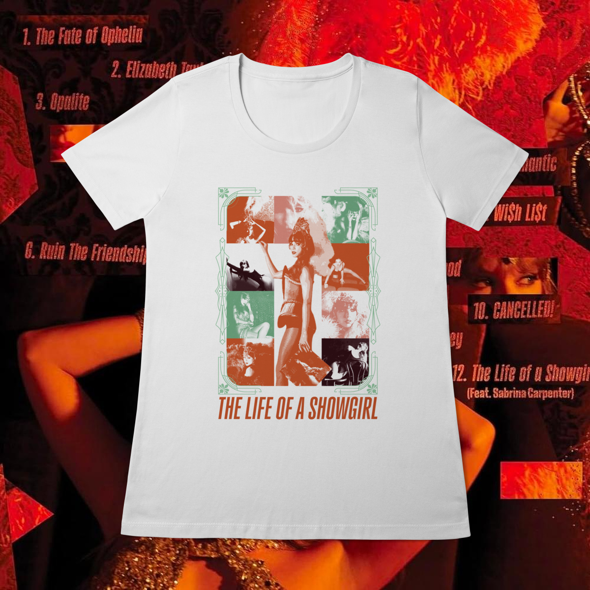 Nome do produto: Baby Tee Showgirl Era