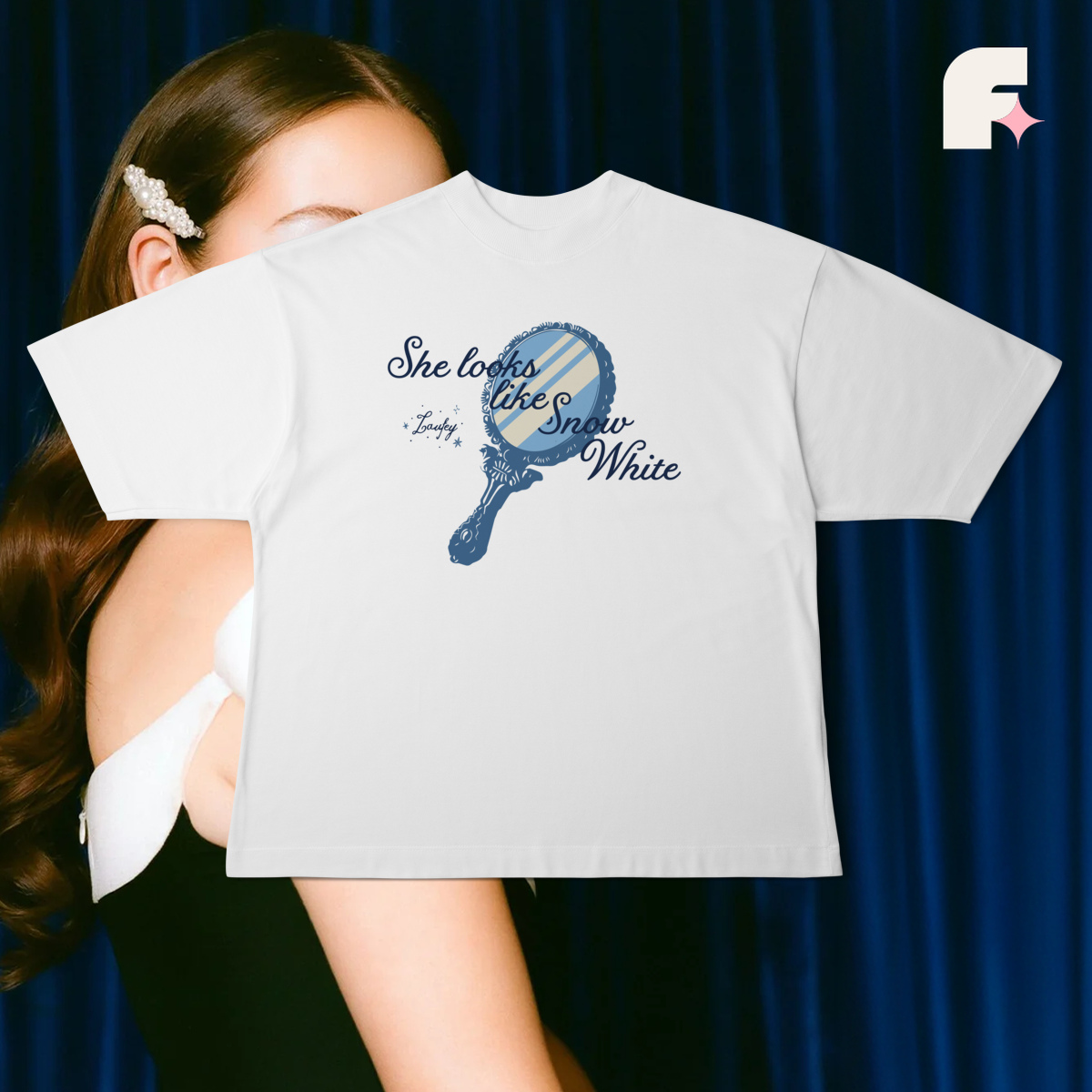 Camiseta Oversized Snow White
