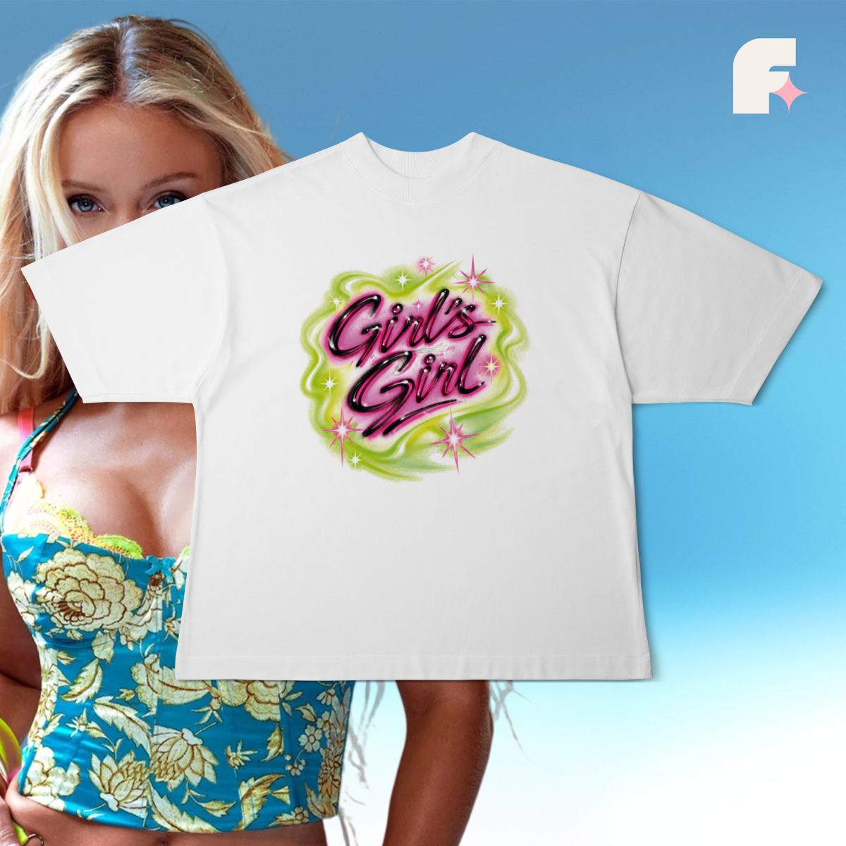 Camiseta Oversized Girl's Girl