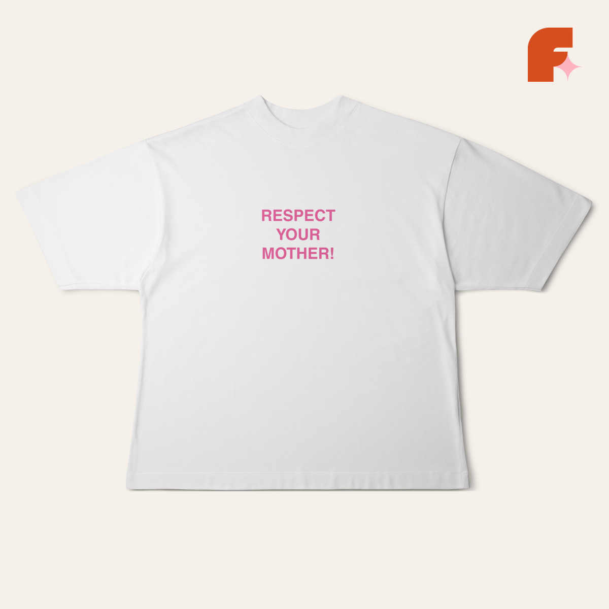 Camiseta Oversized Respect Your Mother