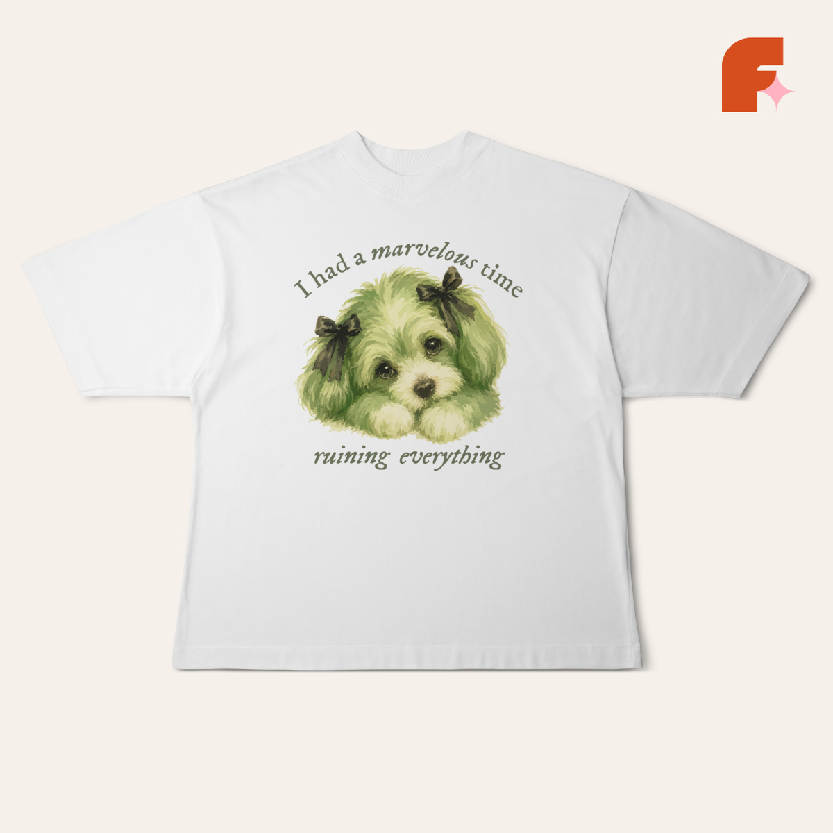 Camiseta Oversized Marvelous Time