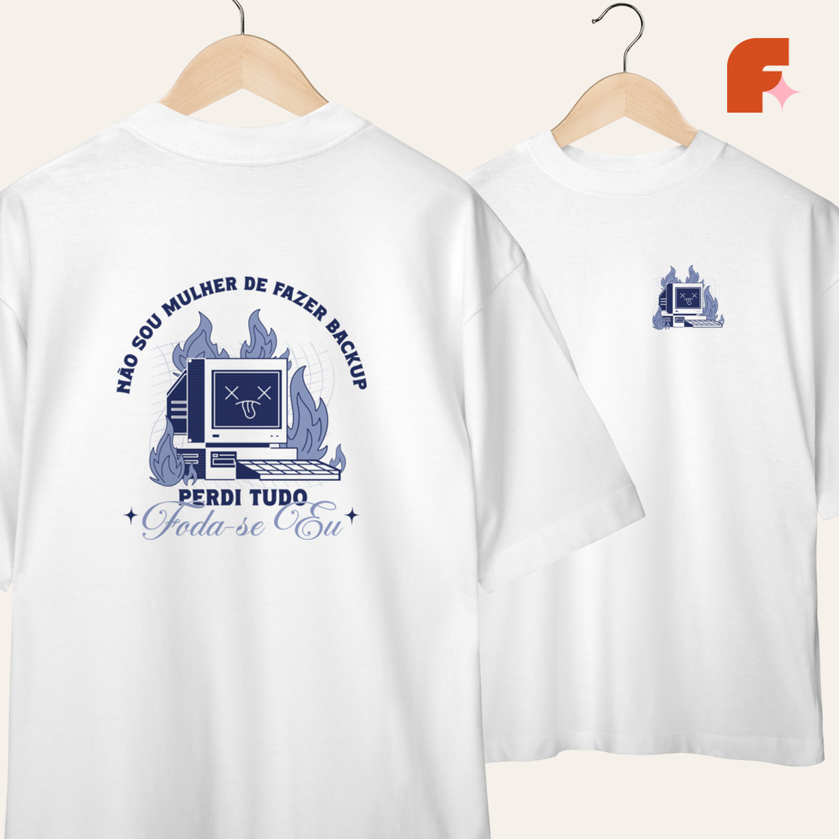 Camiseta Oversized Backup