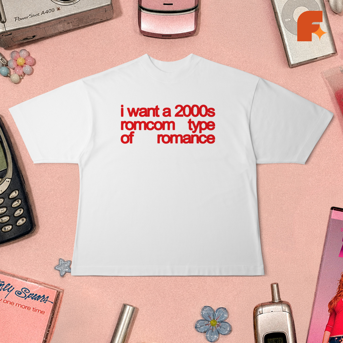Camiseta Oversized 2000s Romcom