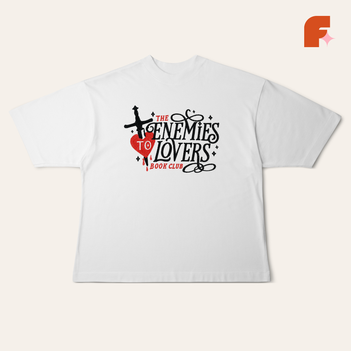 Nome do produto: Camiseta Oversized Enemies to Lovers
