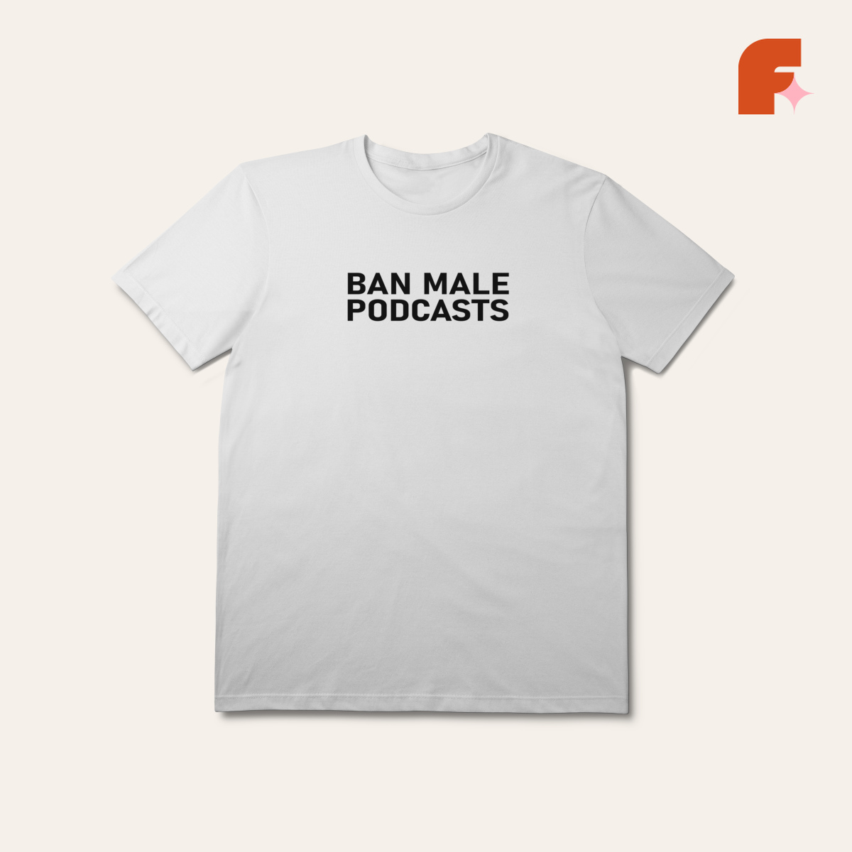 Camiseta Ban Male Podcasts