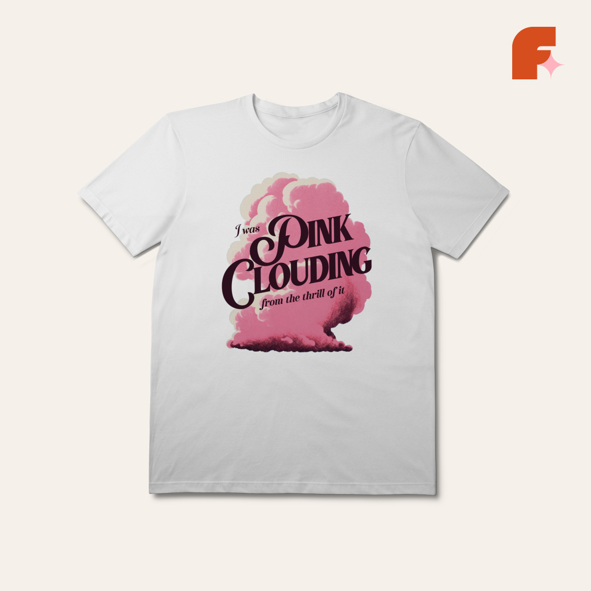 Nome do produto: Camiseta Pink Clouding