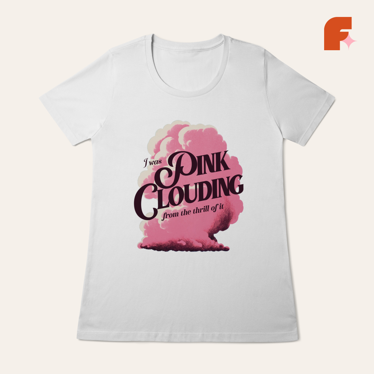 Baby Tee Pink Clouding