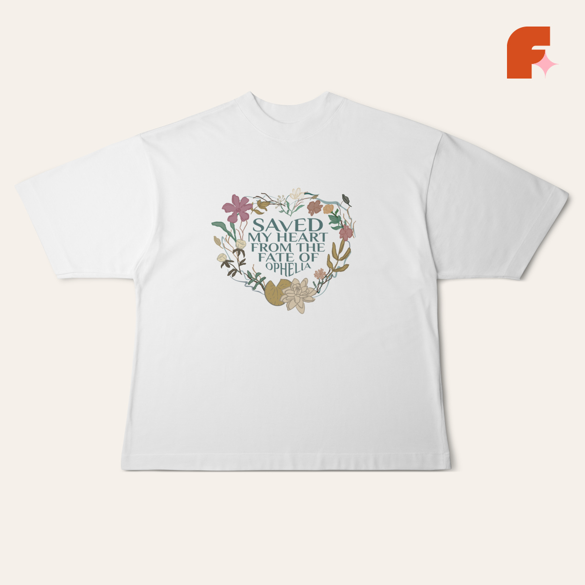 Nome do produto: Camiseta Oversized Ophelia